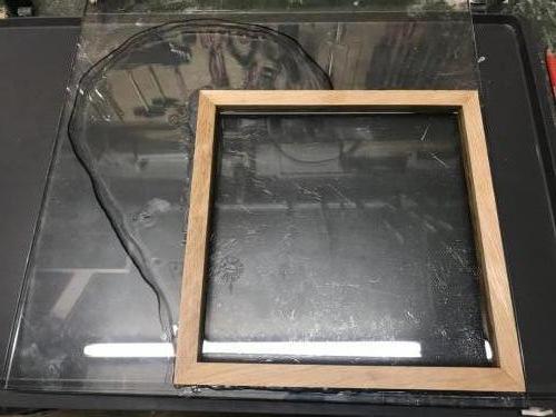 première couche et premier problème : fuite! 